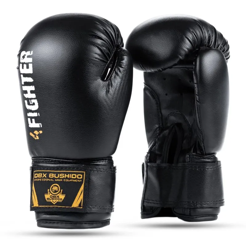 Παιδικά Γάντια Πυγμαχίας Boxing Gloves for Kids 4Fighter Black - 6oz