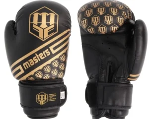 Παιδικά Γάντια Πυγμαχίας RPU-20 MASTERS Boxing Gloves 4oz Black and Gold