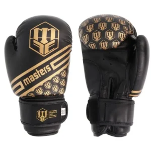 Παιδικά Γάντια Πυγμαχίας RPU-20 MASTERS Boxing Gloves 4oz Black and Gold
