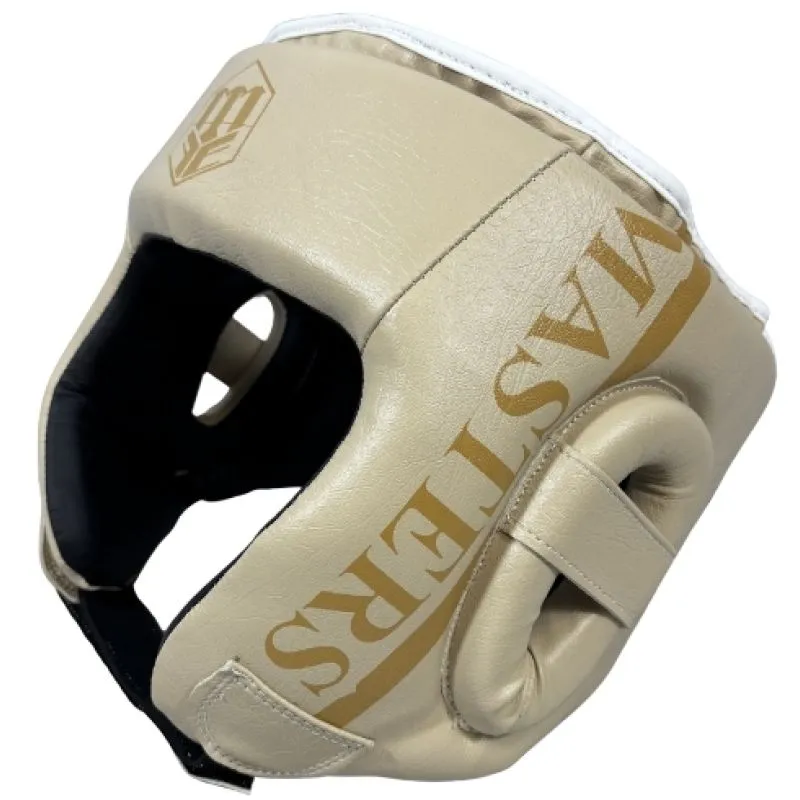 Κάσκα Προστασίας MASTERS KTOP-PU-MATT boxing helmet beige - Image 3
